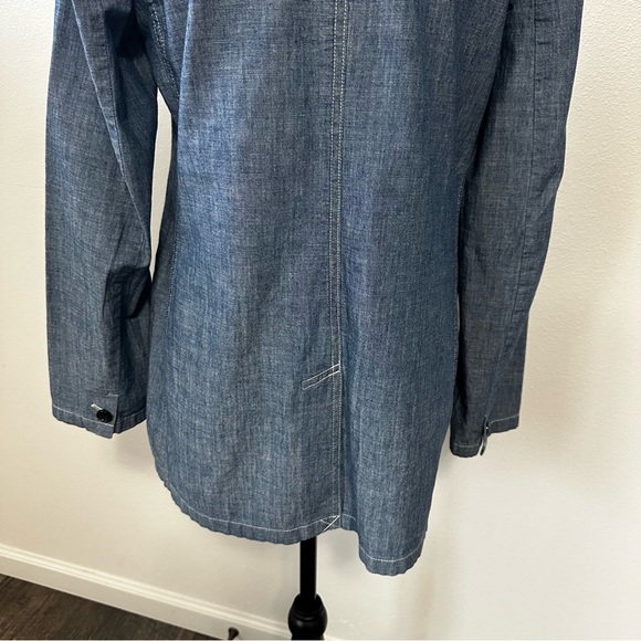 J.Crew blue chambray jacket size 6 - Picture 6 of 14